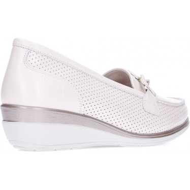 Mocasín de piel para mujer 24 HORAS 26410 LINO