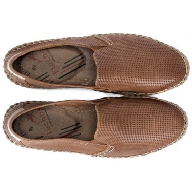 FLUCHOS 8674 LUXE SURF BAHAMAS MOCASIN HOMBRE CUERO_TAUPE