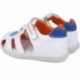 Sandalia para chico Biomecanics 252166 Twin BLANCO_AZUL_B057
