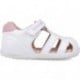 Sandalias para niña Biomecanics 252166 Twin BLANCO_ROSA_D113