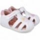 Sandalias para niña Biomecanics 252166 Twin BLANCO_ROSA_D113