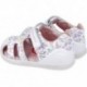 Sandalias para niña primeros pasos Biomecanics 252167 Estampado BLANCO_B050