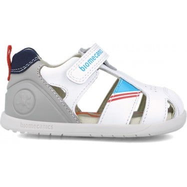 Sandalias para niño primeros pasos Biomecanics 252169 Urban BLANCO_C050