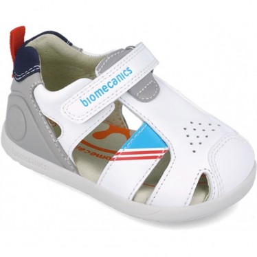 Sandalias para niño primeros pasos Biomecanics 252169 Urban BLANCO_C050