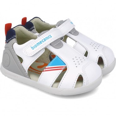 Sandalias para niño primeros pasos Biomecanics 252169 Urban BLANCO_C050