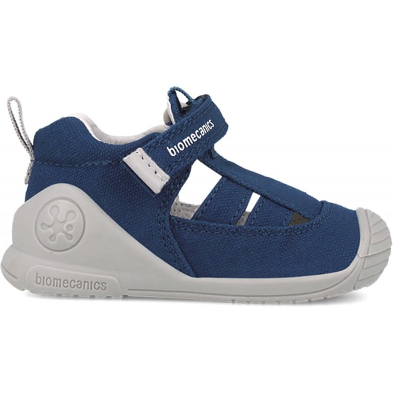 Sandalias de lona para bebé Biomecanics 252174 Biogateo AZUL_MARINO_A089