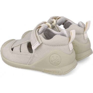 Sandalias de lona para bebé Biomecanics 252174 Biogateo BEIGE_B103