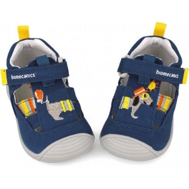 Sandalias para bebé Biomecanics 252178 Twin Biogateo AZUL_MARINO_A089