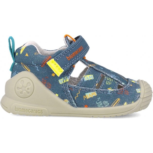 Sandalias para bebé Biomecanics 252179 Estampado Biogateo PETROL_A556 Sandalias para bebé Biomecanics 252179 Estampado Biogateo PETROL_A556