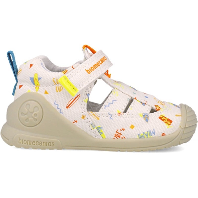 Sandalias para bebé Biomecanics 252179 Estampado Biogateo BLANCO_B050