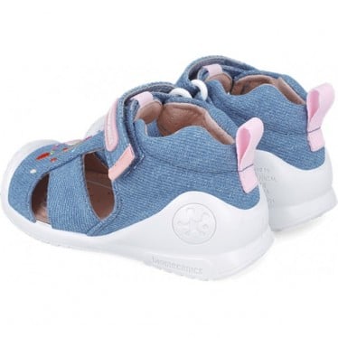 Sandalias para niña Primeros pasos Biomecanics 252183 Helado INDIGO_A631