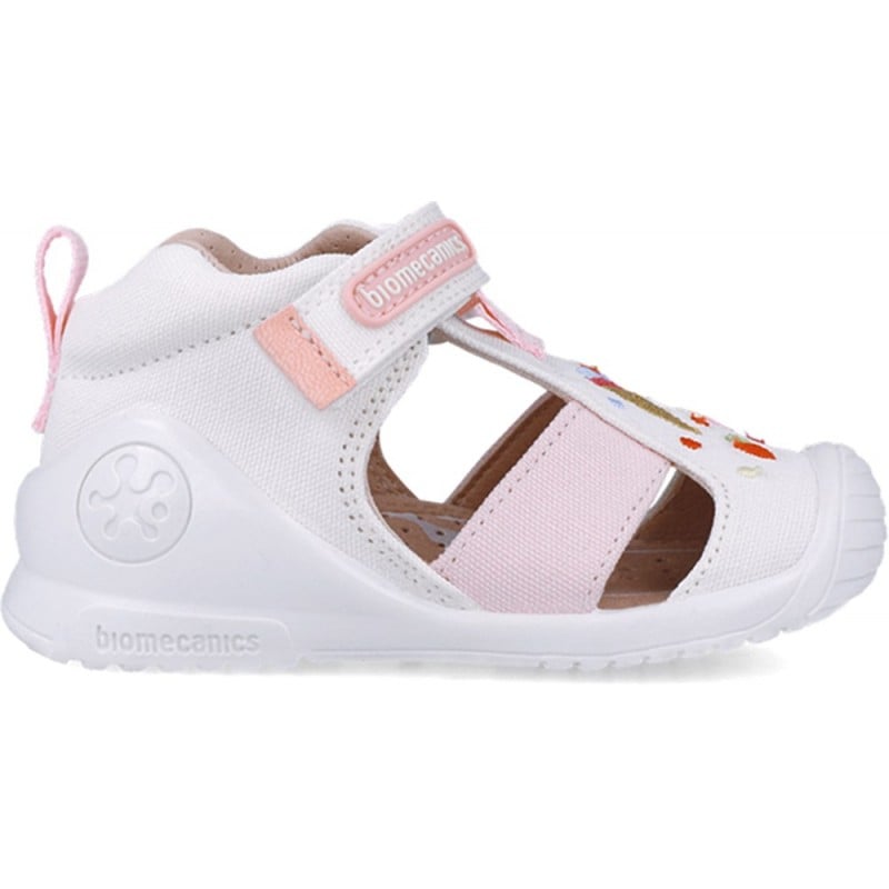 Sandalias para niña Primeros pasos Biomecanics 252183 Helado BLANCO_C050