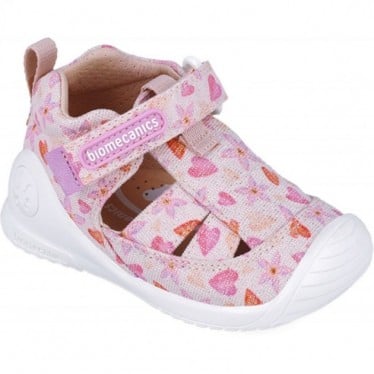 Sandalias para niña Biomecanics 252185 Primeros pasos Estampado ROSA_A032