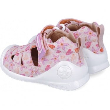 Sandalias para niña Biomecanics 252185 Primeros pasos Estampado ROSA_A032