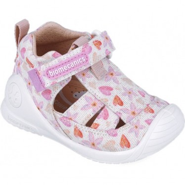 Sandalias para niña Biomecanics 252185 Primeros pasos Estampado BLANCO_B050