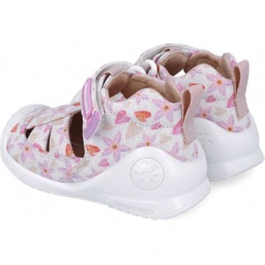 Sandalias para niña Biomecanics 252185 Primeros pasos Estampado BLANCO_B050
