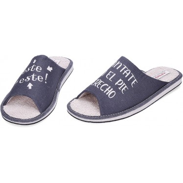 Zapatillas de ir por casa VULLADI Det 8562 MARINO