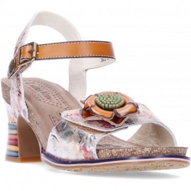 Sandalias con tacón LAURA VITA DECBYO22 ORANGE