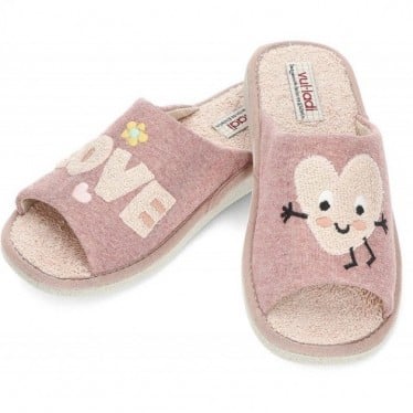 PANTUFLAS VULLADI POR 9079 ROSA