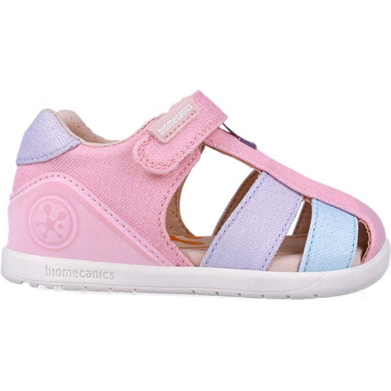 Sandalia para niña Biomecanics 252192 Metalizada LILA_A164
