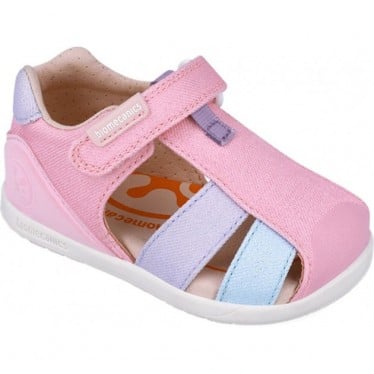 Sandalia para niña Biomecanics 252192 Metalizada LILA_A164