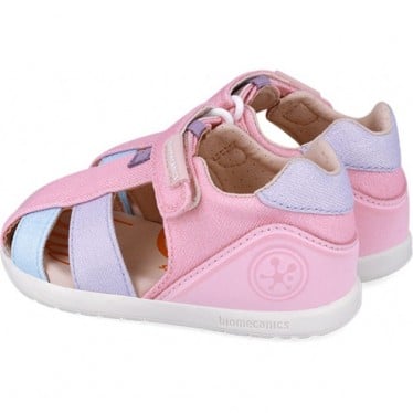 Sandalia para niña Biomecanics 252192 Metalizada LILA_A164