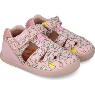 Sandalias para niña Biomecanics 252193 Estampado animales ROSA_A032