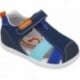 Sandalias respetuosas para niño Biomecanics 252198 Wider AZUL_MARINO_A089