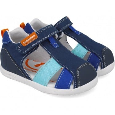 Sandalias respetuosas para niño Biomecanics 252198 Wider AZUL_MARINO_A089