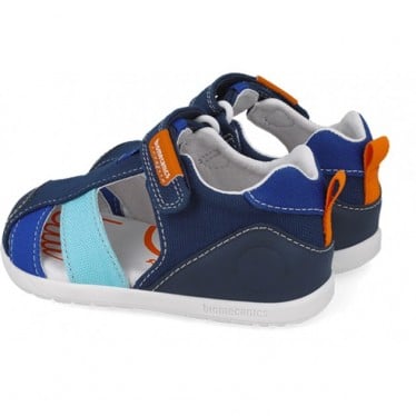 Sandalias respetuosas para niño Biomecanics 252198 Wider AZUL_MARINO_A089