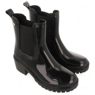 Botas de agua estilo botín 64622 Trysil NEGRO