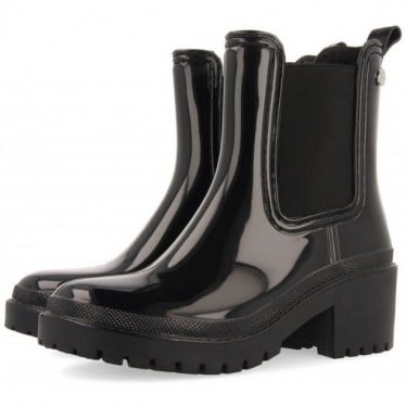 Botas de agua estilo botín 64622 Trysil NEGRO
