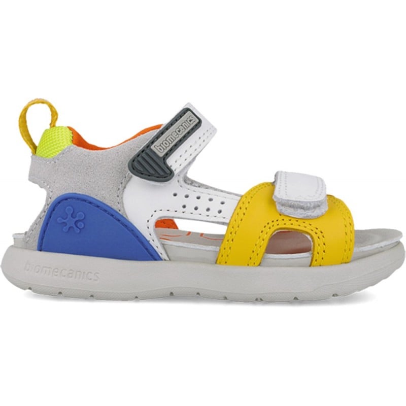 Sandalias para chico Biomecanics 252218 Bioevolution casual BLANCO_AMARILLO_C696