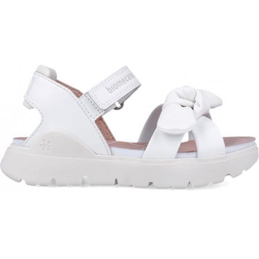 Sandalias para chica Biomecanics 252225 Bioflow Lazo BLANCO_B050