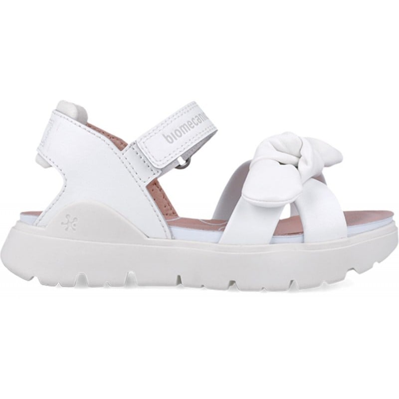 Sandalias para chica Biomecanics 252225 Bioflow Lazo BLANCO_B050