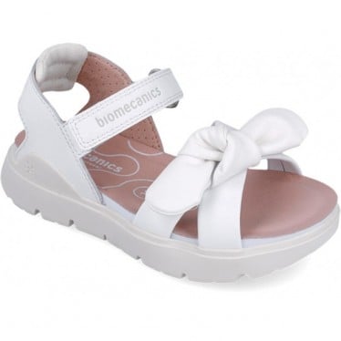 Sandalias para chica Biomecanics 252225 Bioflow Lazo BLANCO_B050