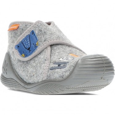 Pantuflas para niño de BIOMECANICS 241154 fieltro GRIS