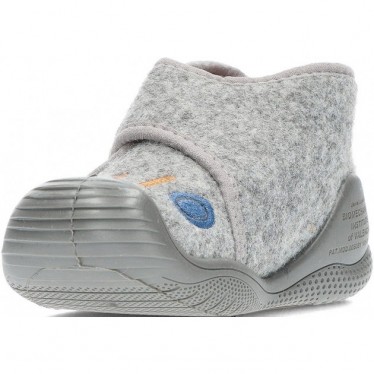 Pantuflas para niño de BIOMECANICS 241154 fieltro GRIS