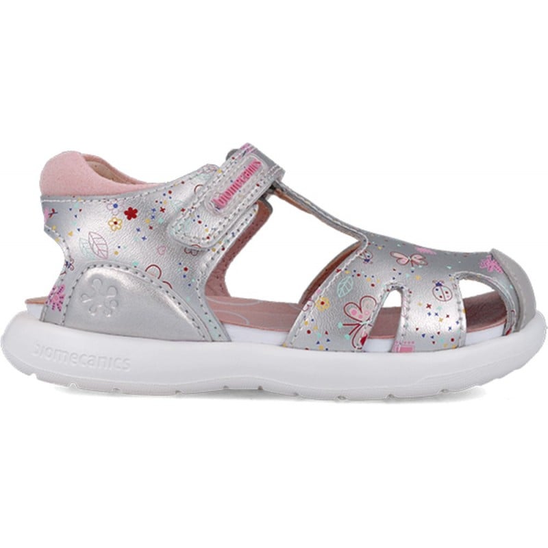 Sandalias para chica Biomecanics 252230 Bioevolution Mariposas PLATA_A198