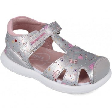 Sandalias para chica Biomecanics 252230 Bioevolution Mariposas PLATA_A198