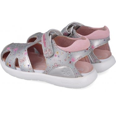 Sandalias para chica Biomecanics 252230 Bioevolution Mariposas PLATA_A198