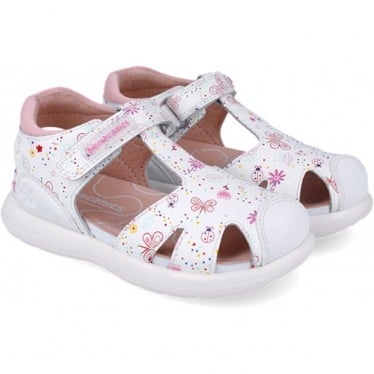 Sandalias para chica Biomecanics 252230 Bioevolution Mariposas BLANCO_B050