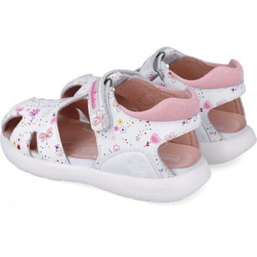 Sandalias para chica Biomecanics 252230 Bioevolution Mariposas BLANCO_B050