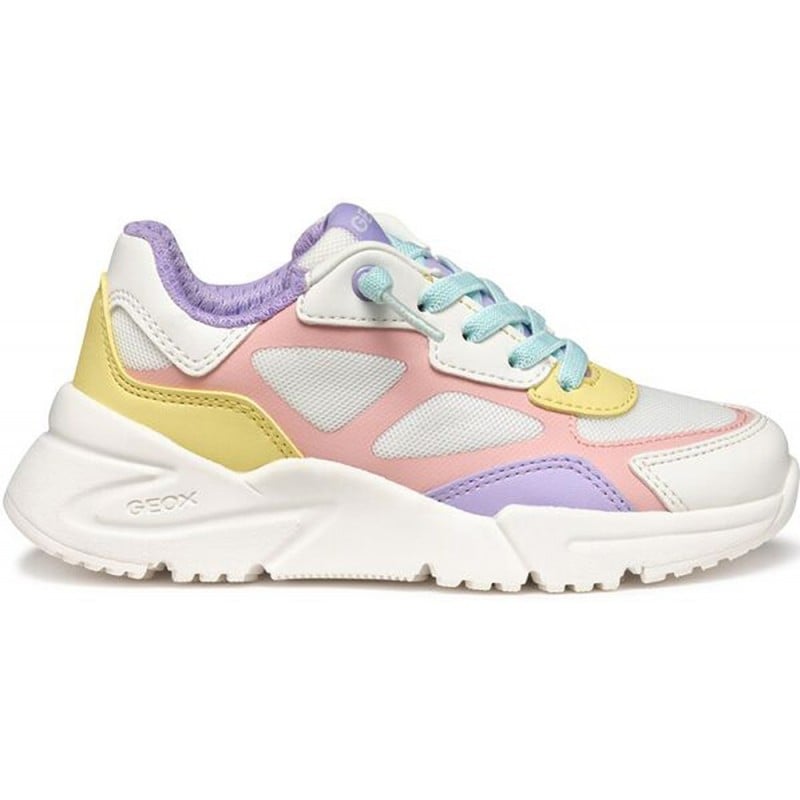 Sneakers para chica GEOX Loftus J55M2B WHITE_MULTI