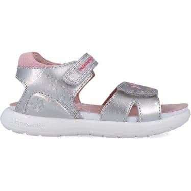 Sandalias para chica Biomecanics 252231 Bioevolution Mariposas PLATA_A198