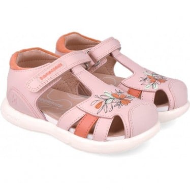 Sandalias para chica Biomecanics 252232 Bioevolution Flores ROSA_A032