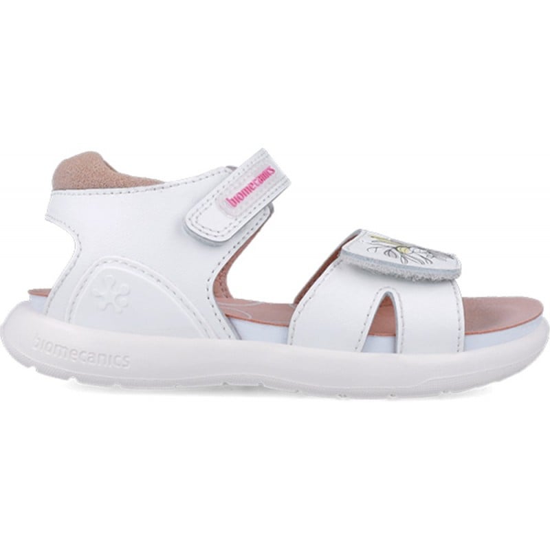 Sandalias para chica Biomecanics 252233 Bioevolution Flores BLANCO_B050