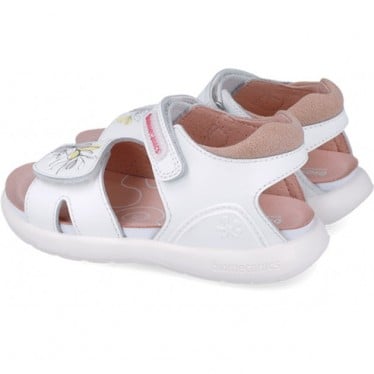 Sandalias para chica Biomecanics 252233 Bioevolution Flores BLANCO_B050