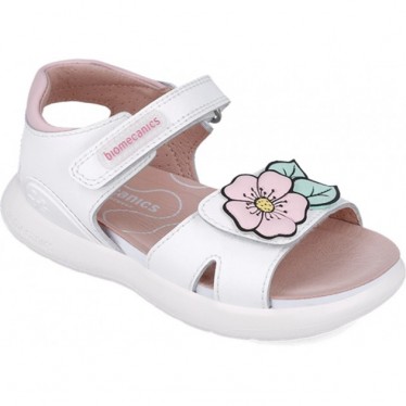 Sandalias para chica Biomecanics 252234 Bioevolution Flor BLANCO_A050
