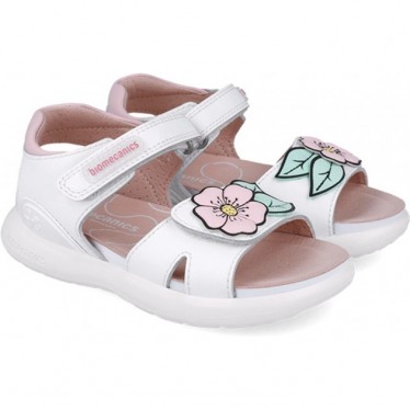 Sandalias para chica Biomecanics 252234 Bioevolution Flor BLANCO_A050